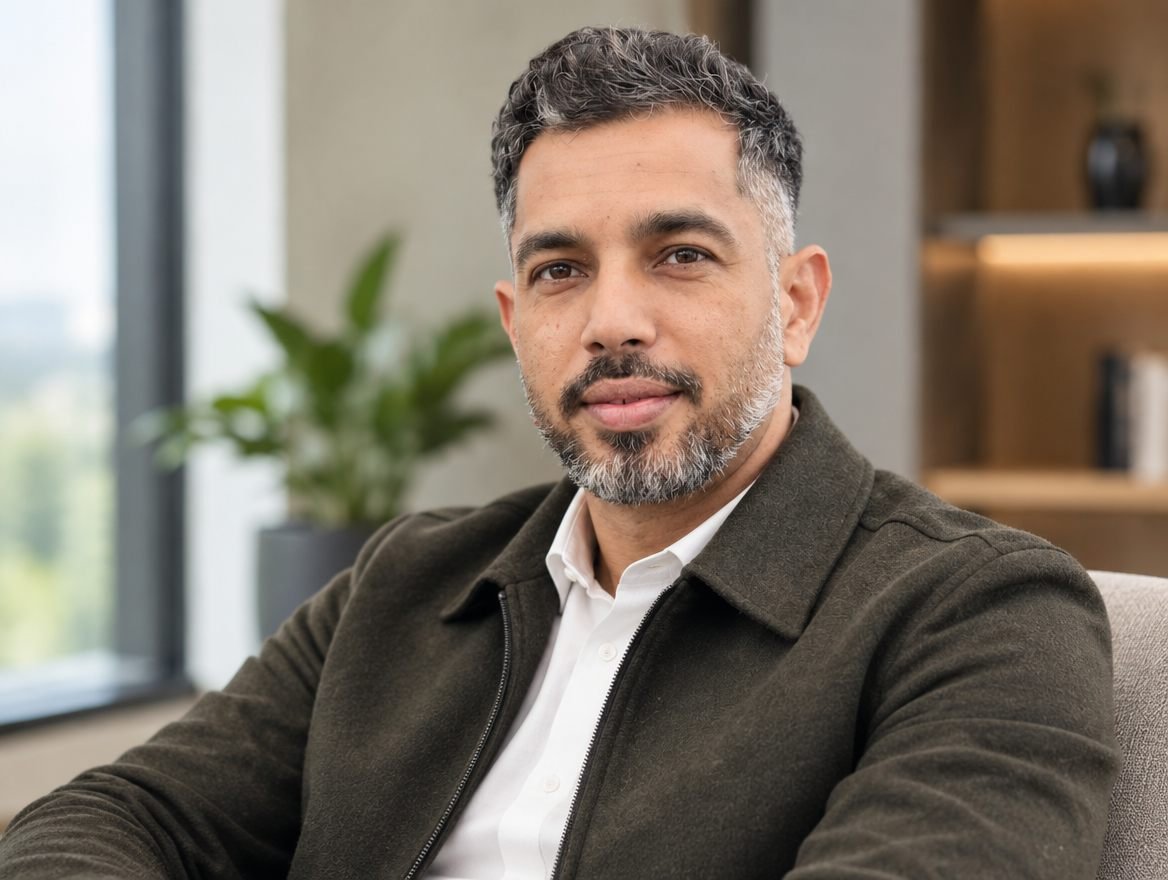 Portrait of Shahad Azees, fractional CMO for B2B companies in Ireland and the UK